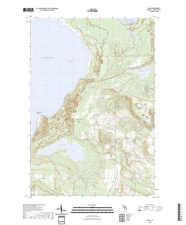 USGS Topographic Map – Bliss