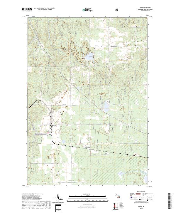 USGS Topographic Map – Boon