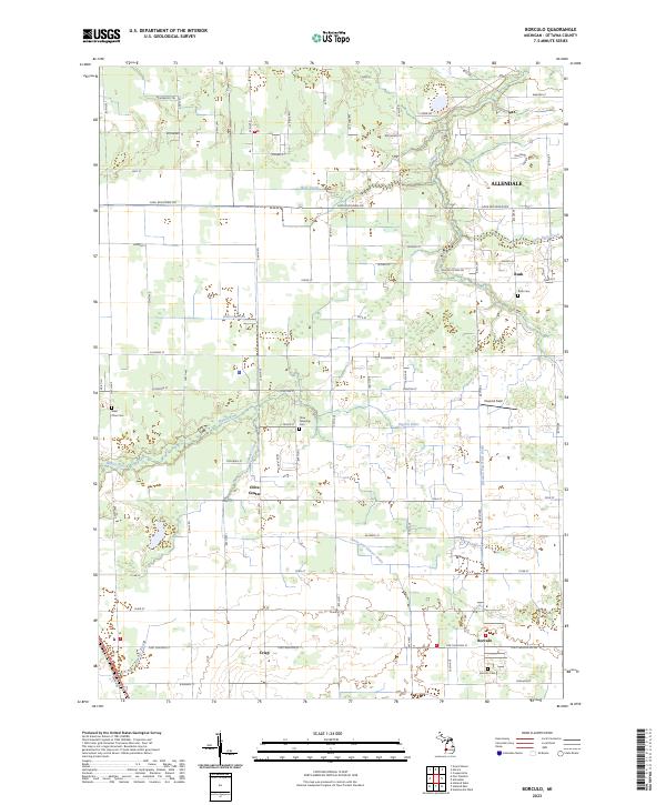 USGS Topographic Map – Borculo