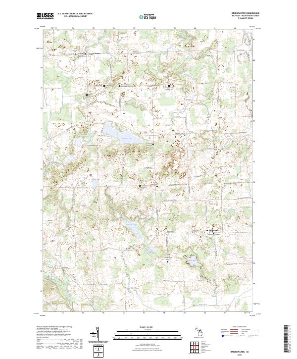 USGS Topographic Map – Bridgewater