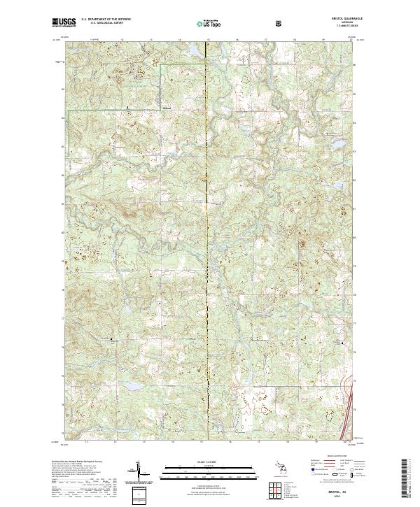 USGS Topographic Map – Bristol