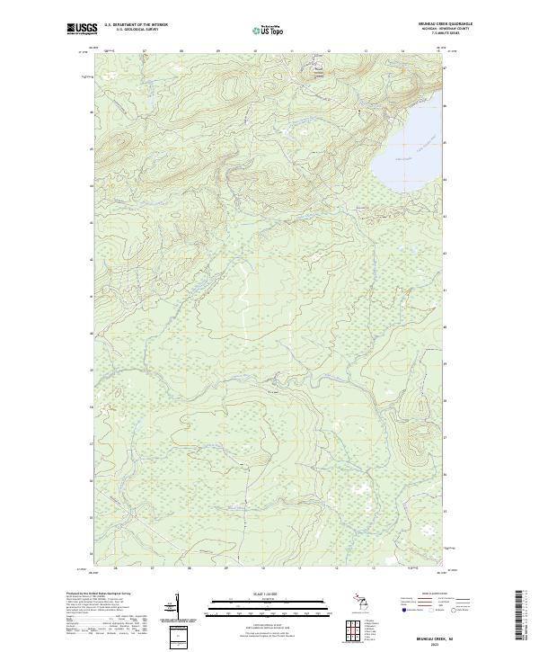 USGS Topographic Map – Bruneau Creek