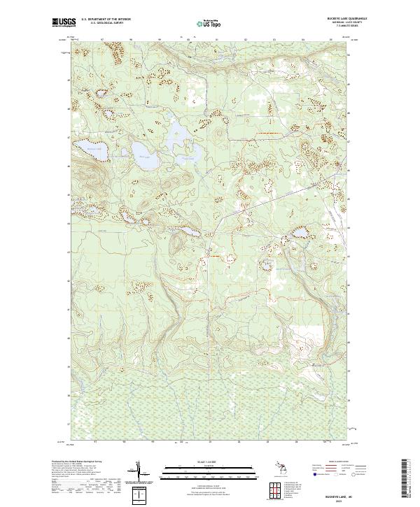 USGS Topographic Map – Buckeye Lake