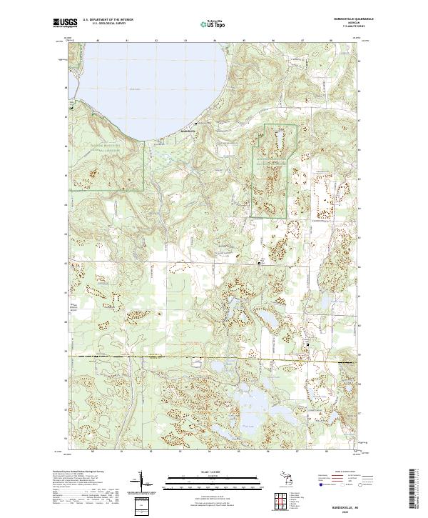 USGS Topographic Map – Burdickville