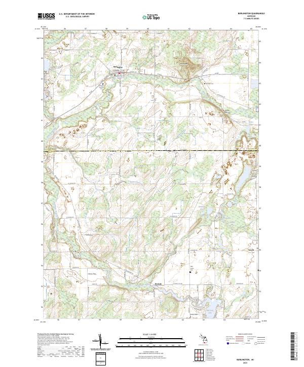 USGS Topographic Map – Burlington