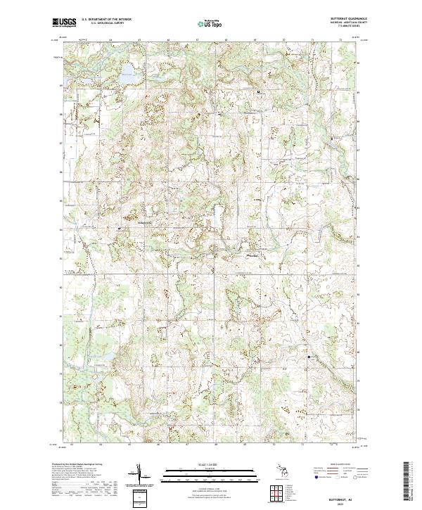 USGS Topographic Map – Butternut