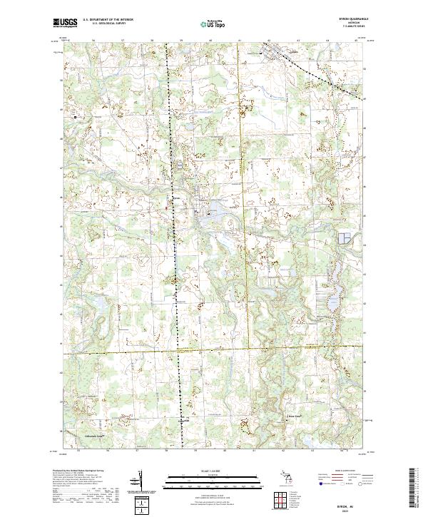 USGS Topographic Map – Byron