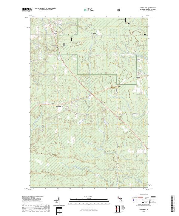 USGS Topographic Map – Carlshend