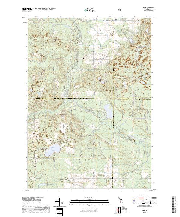 USGS Topographic Map – Carr