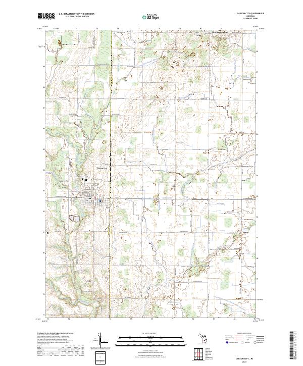 USGS Topographic Map – Carson City
