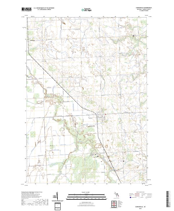 USGS Topographic Map – Carsonville