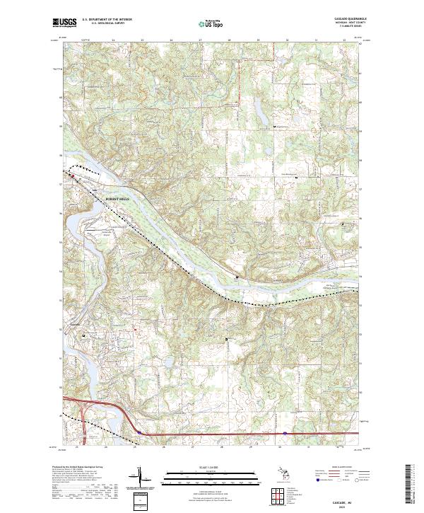 USGS Topographic Map – Cascade