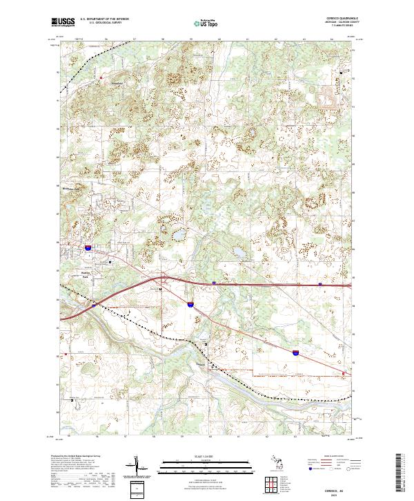 USGS Topographic Map – Ceresco