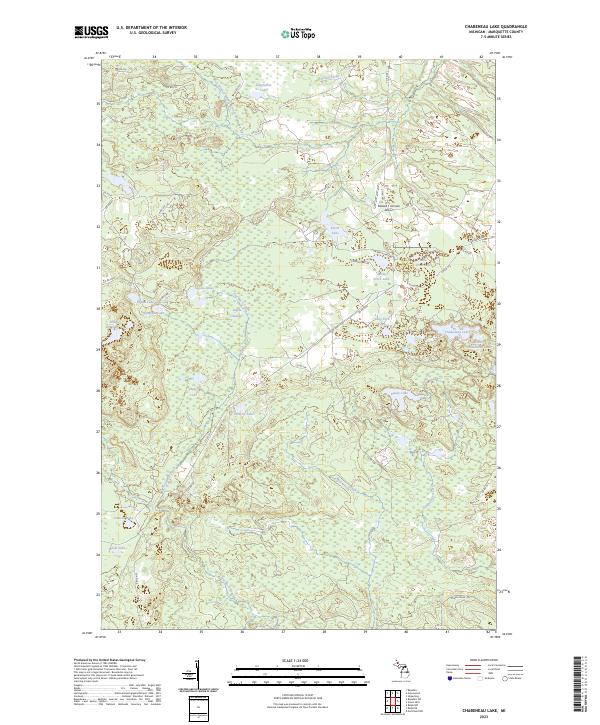 USGS Topographic Map – Chabeneau Lake