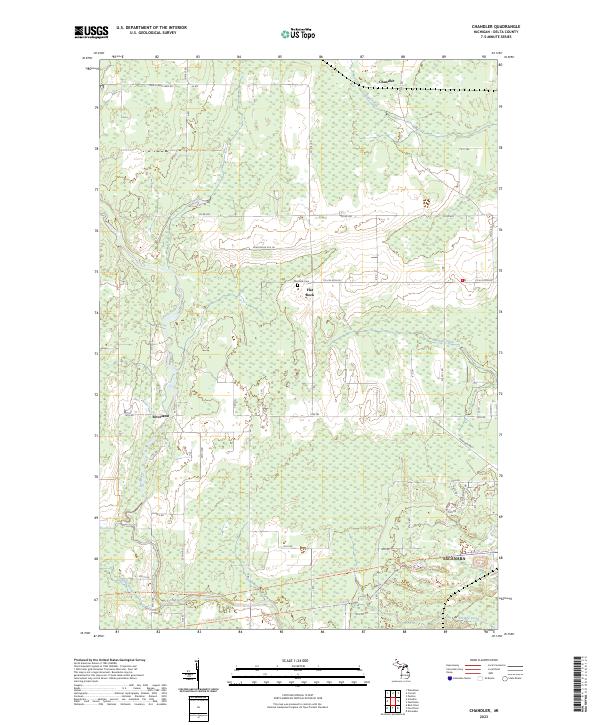 USGS Topographic Map – Chandler