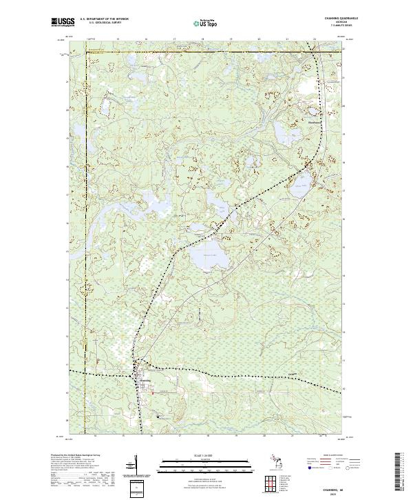 USGS Topographic Map – Channing