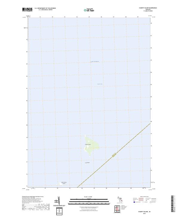 USGS Topographic Map – Charity Island