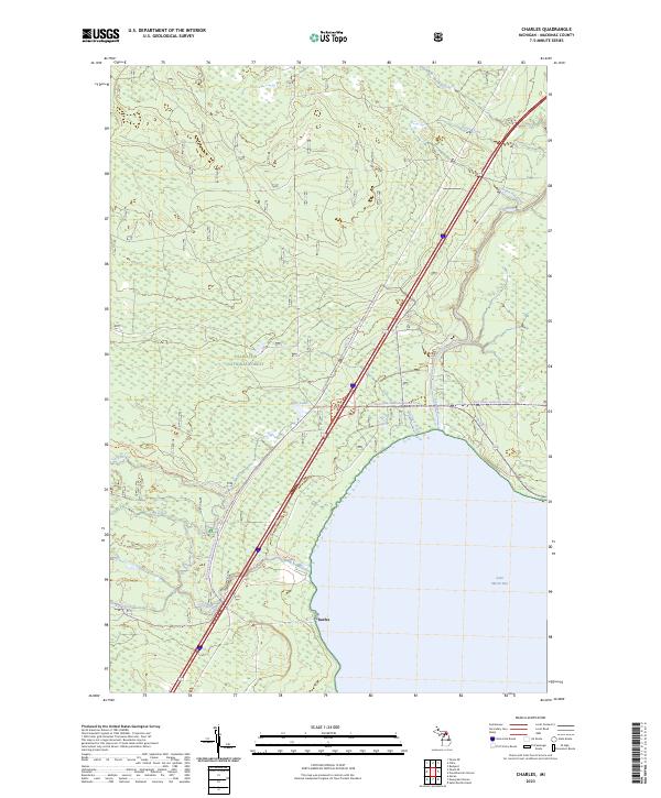 USGS Topographic Map – Charles