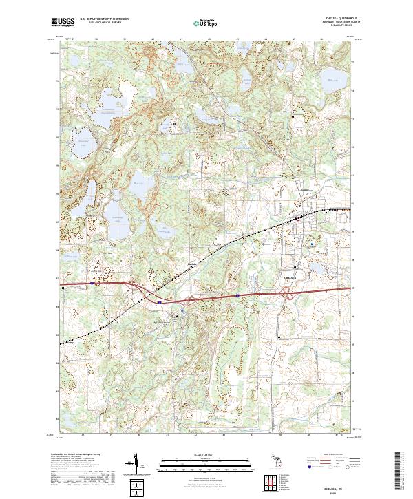 USGS Topographic Map – Chelsea