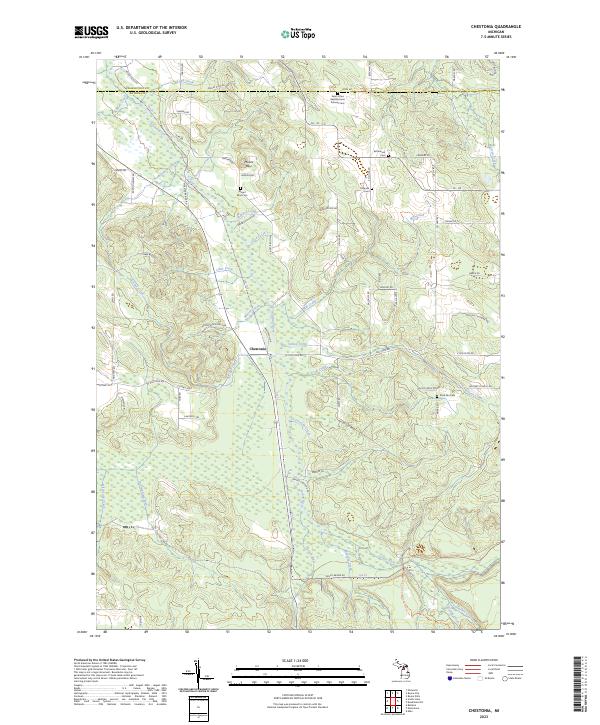 USGS Topographic Map – Chestonia