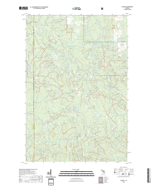 USGS Topographic Map – Choate