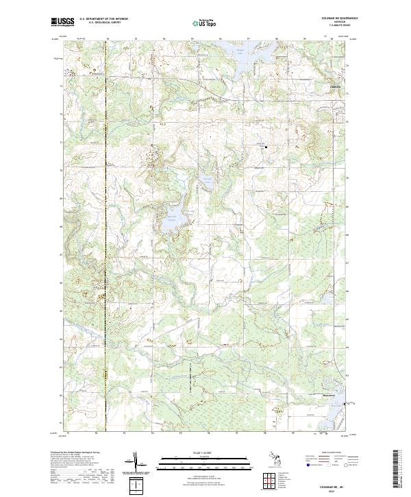 USGS Topographic Map – Coleman NE