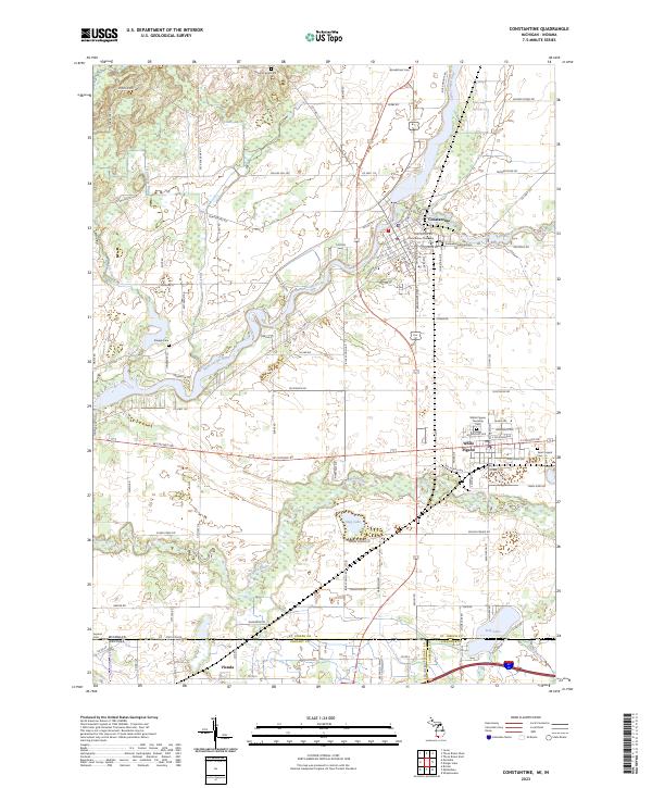 USGS Topographic Map – Constantine