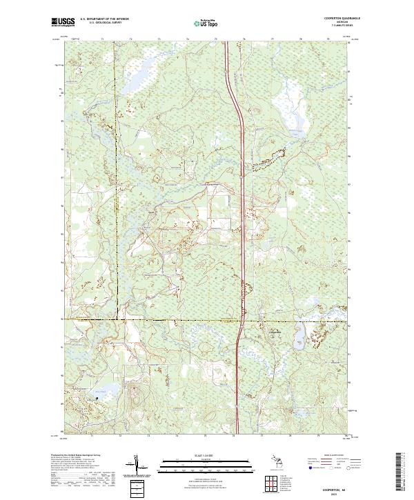 USGS Topographic Map – Cooperton