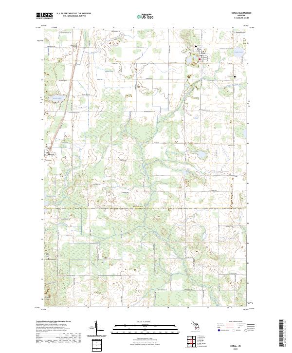 USGS Topographic Map – Coral