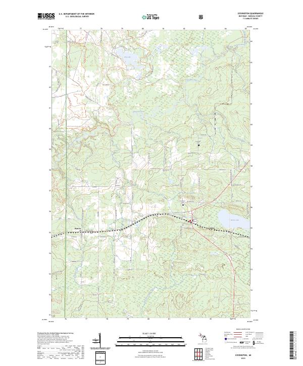 USGS Topographic Map – Covington