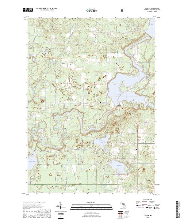 USGS Topographic Map – Croton
