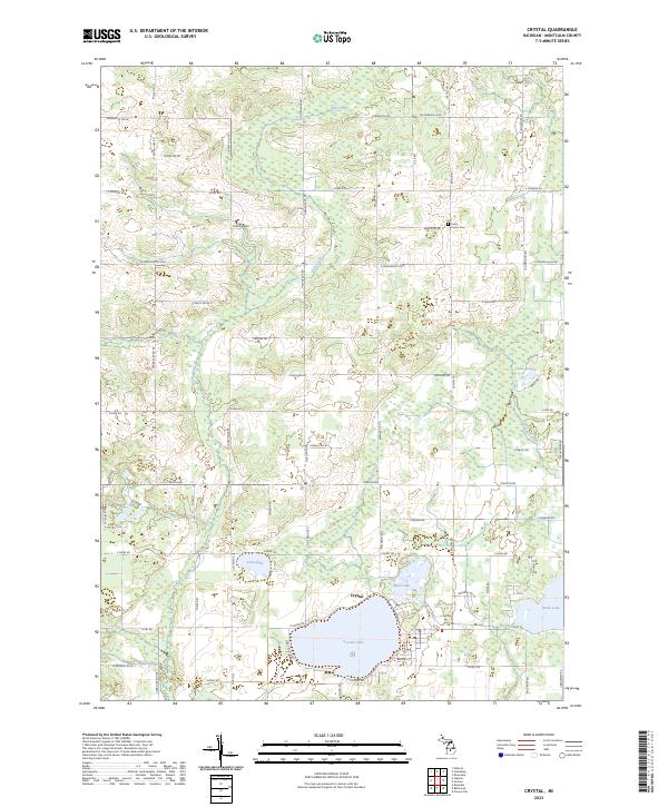USGS Topographic Map – Crystal
