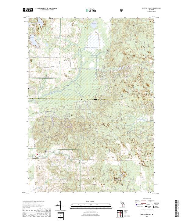 USGS Topographic Map – Crystal Valley