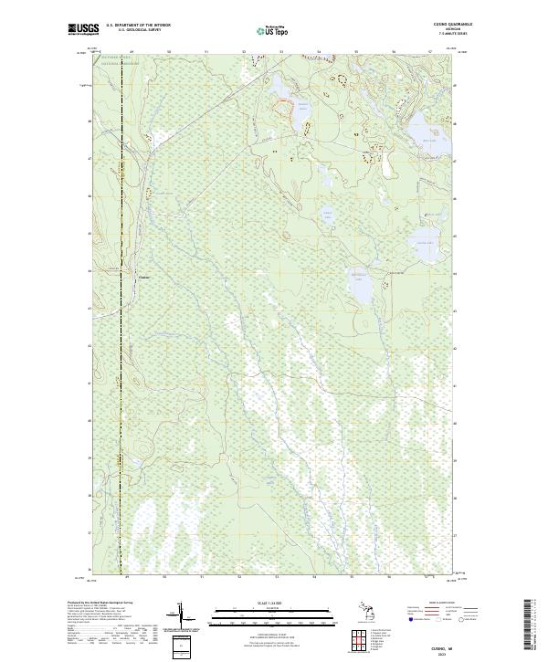 USGS Topographic Map – Cusino