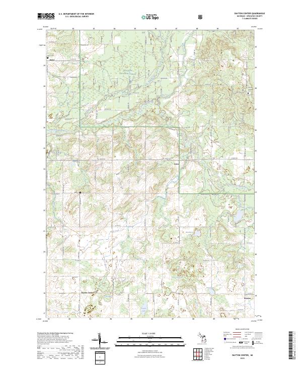 USGS Topographic Map – Dayton Center
