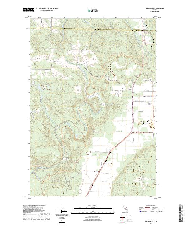 USGS Topographic Map – Deadmans Hill