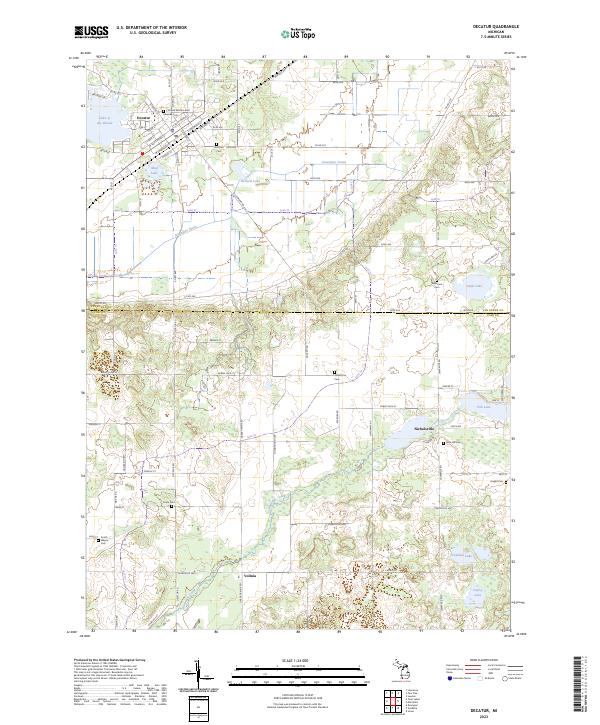 USGS Topographic Map – Decatur