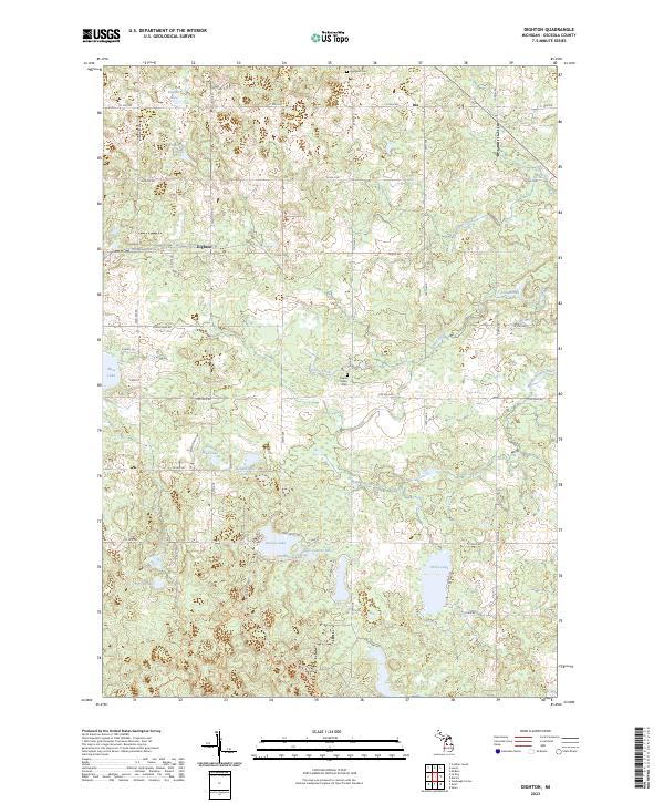 USGS Topographic Map – Dighton