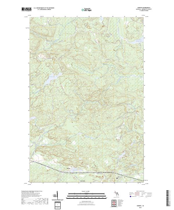 USGS Topographic Map – Diorite