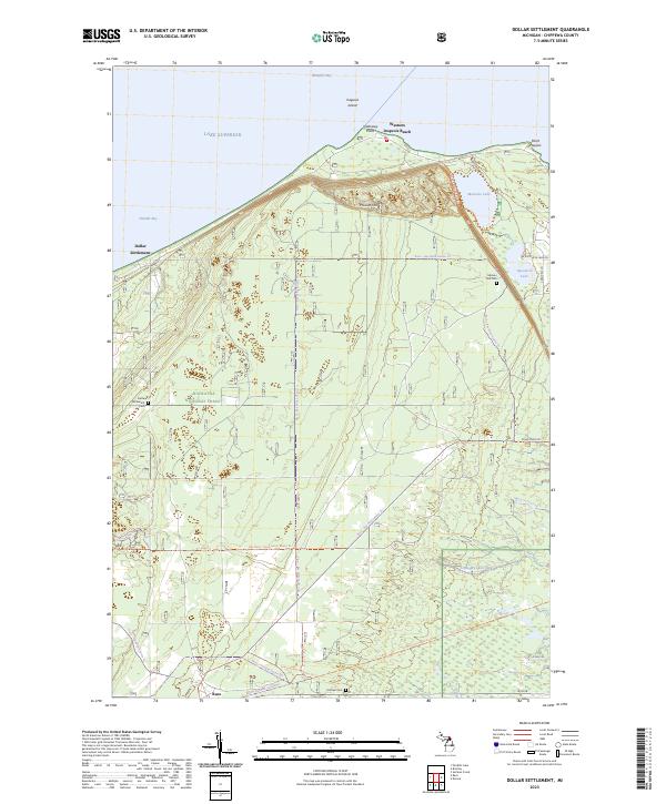 USGS Topographic Map – Dollar Settlement