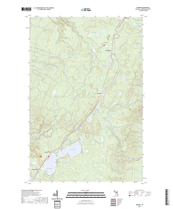 USGS Topographic Map – Donken