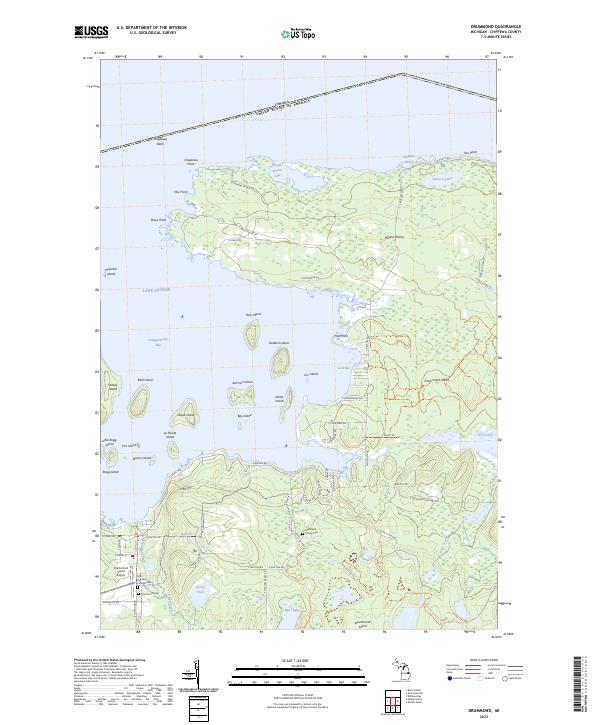 USGS Topographic Map – Drummond
