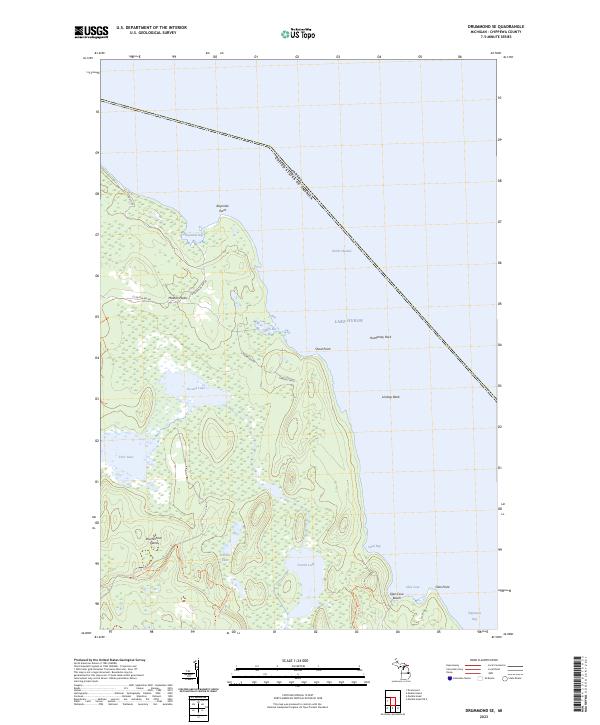 USGS Topographic Map – Drummond SE