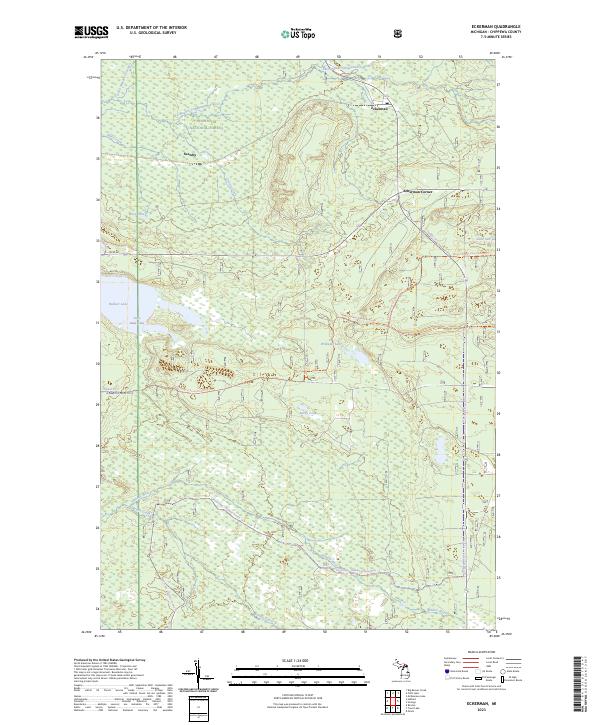 USGS Topographic Map – Eckerman