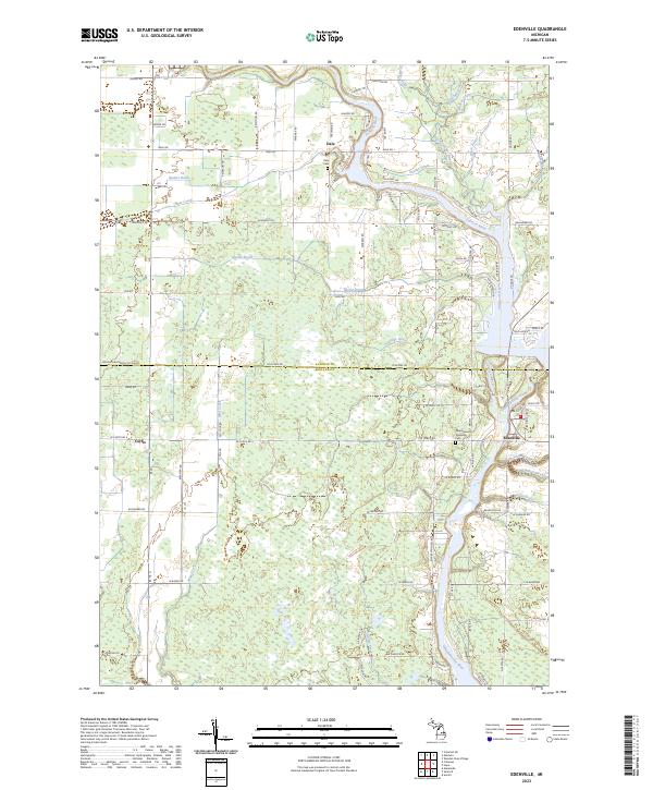 USGS Topographic Map – Edenville