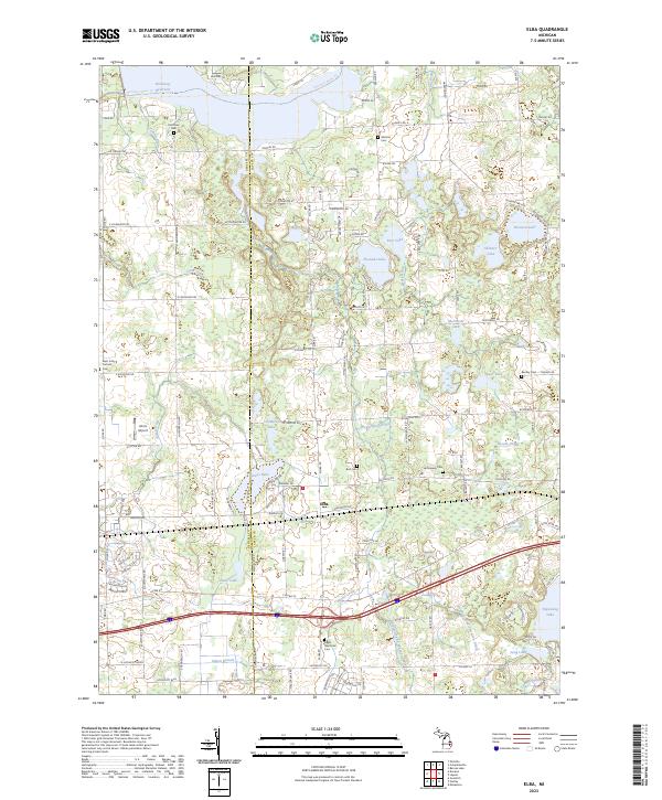 USGS Topographic Map – Elba