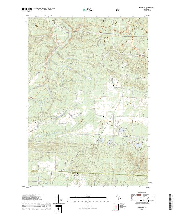 USGS Topographic Map – Eldorado