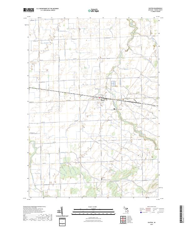 USGS Topographic Map – Elkton