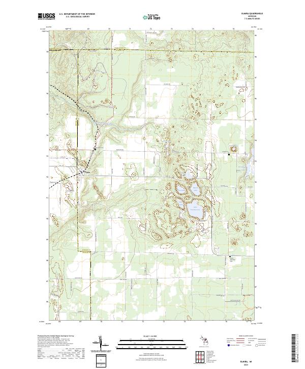 USGS Topographic Map – Elmira