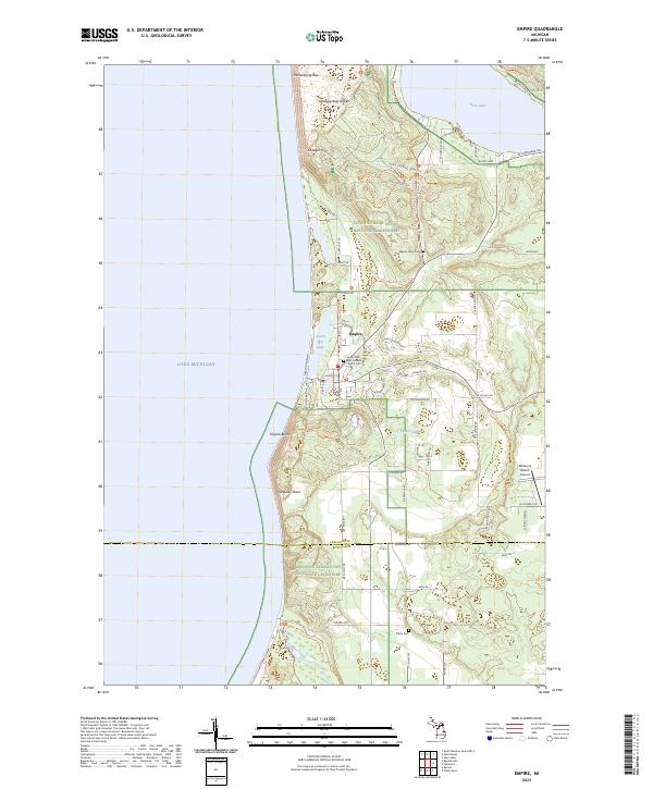 USGS Topographic Map – Empire